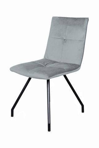 2er-Set Retro-Stühle Stuhl Ebba 137 2er-Set Grau Draufsicht