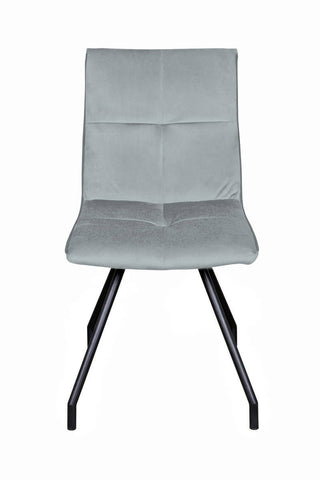 2er-Set Retro-Stühle Stuhl Ebba 137 2er-Set Grau Draufsicht