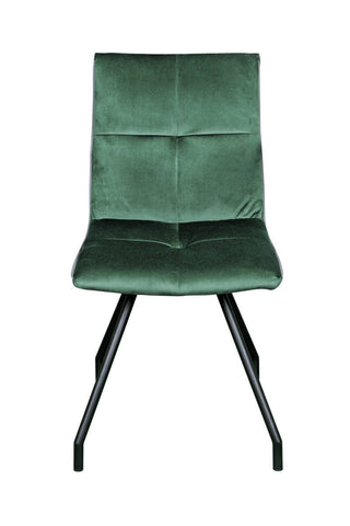 2er-Set Retro-Stühle Stuhl Ebba 137 2er-Set Grün Draufsicht