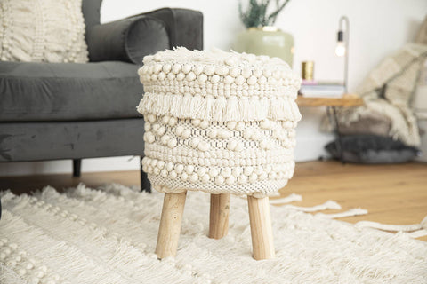 Boho-Hocker Hocker Maisonist 337 Natural Ambiente