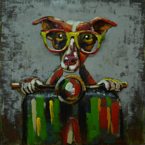 Metall Wandbild Ride 80cm x 80cm