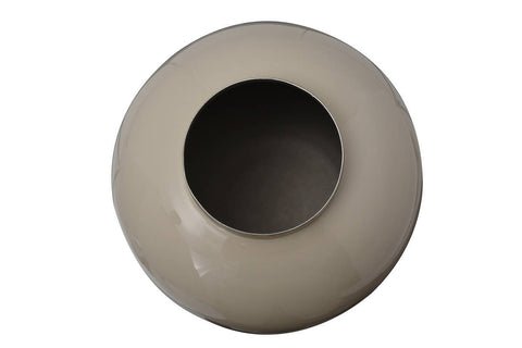 Deko-Vase Vase Rokoko 357 Elfenbein / Silber Makro