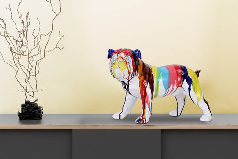 Dekofigur Bulldogge Skulptur Dog 48-J Multi Ambiente