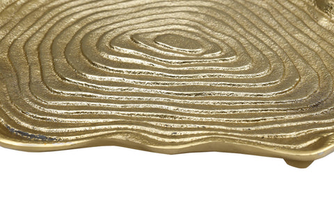 Dekorationsplatte Dekotablett Wooda 237 Gold Makro
