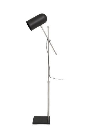 Design-Stehleuchte Stehlampe Caline 137 Schwarz / Silber Draufsicht
