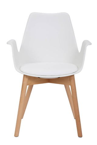 Design-Stuhl - 2er-Set Stuhl Jacob 137 2er-Set Weiß Draufsicht