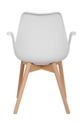 Design-Stuhl - 2er-Set Stuhl Jacob 137 2er-Set Weiß Draufsicht