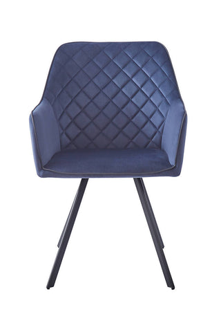 Design-Stuhl Stuhl Ambra 137 Dunkelblau Draufsicht