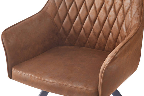 Design-Stuhl Stuhl Ambra 237 Braun Makro