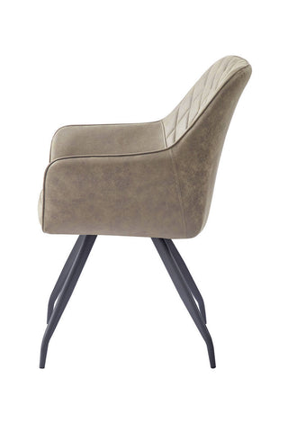 Design-Stuhl Stuhl Ambra 237 Grün Draufsicht