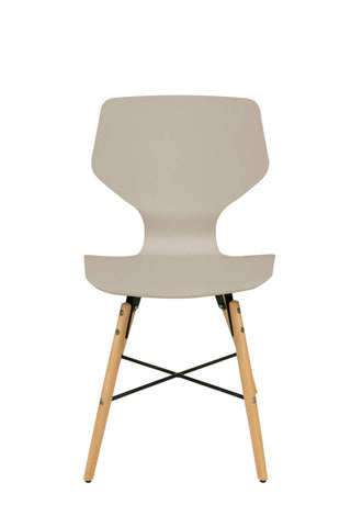 Design-Stuhl Stuhl Bendax 137 4er-Set Beige Draufsicht