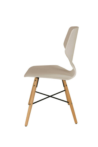 Design-Stuhl Stuhl Bendax 137 4er-Set Beige Draufsicht