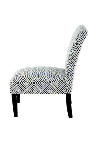 Design-Stuhl Stuhl Idda 137 Schwarz / Weiß Draufsicht