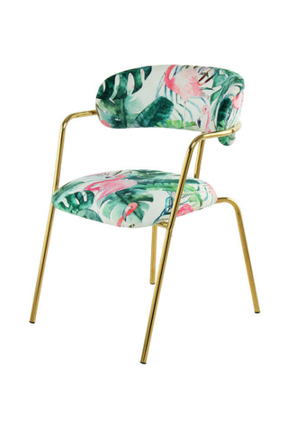 Design-Stühle 2er-Set Stuhl Django 437 2er-Set Multi / Grün Draufsicht