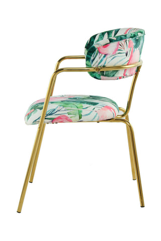 Design-Stühle 2er-Set Stuhl Django 437 2er-Set Multi / Grün Draufsicht