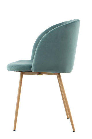 Design-Stühle, 2er-Set Stuhl Maurice 137 2er-Set Grün Draufsicht