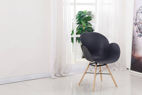 Design-Stühle, 2er-Set Stuhl Pauline 137 2er-Set Schwarz Ambiente