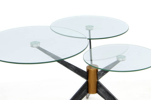 Design-Tisch Beistelltisch Tliet 137 Grau Makro
