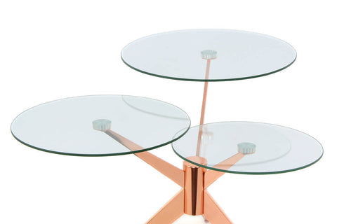 Design-Tisch Beistelltisch Tliet 137 Rosé  Makro