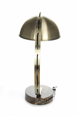Design-Tischlampe Tischlampe Erva 137 Messing / Marmor Draufsicht