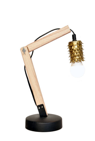 Design-Tischlampe Tischlampe Jingling IV Messing Draufsicht