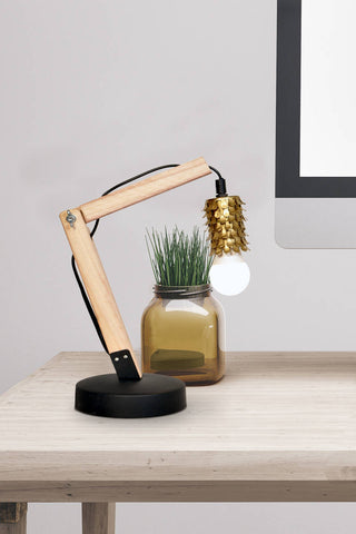 Design-Tischlampe Tischlampe Jingling IV Messing Ambiente