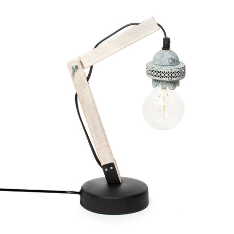 Design-Tischlampe Tischlampe Jingling VI Grau Draufsicht