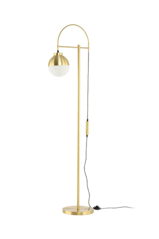 Design-Tischleuchte Stehlampe Namou 137 Weiß / Gold Draufsicht