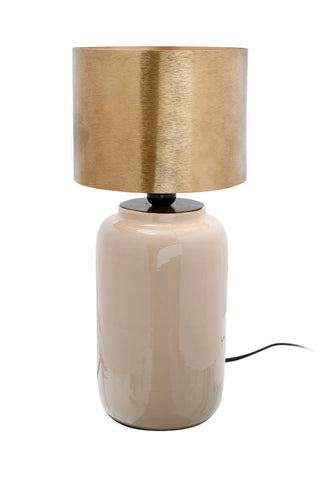 Tischlampe Rokoko 637 Elfenbein / Gold