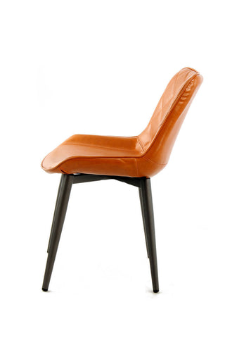 Esszimmerstuhl - 2er-Set Stuhl Marc 137 2er-Set Orange Draufsicht