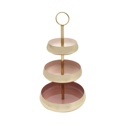  Etagere Rokoko 2037 Rosa Mix / Gold Draufsicht