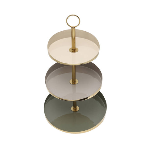  Etagere Rokoko 2137 Khaki Mix / Gold Draufsicht