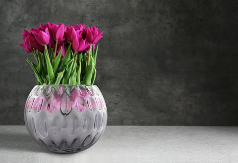 Glasvase "Shabby-Chic" Glasvase Arctics I 198 Silber Ambiente
