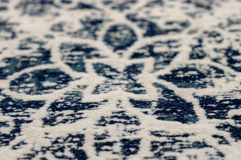 Jacquard-Teppich Kasai 167 Grau / Multi Makro