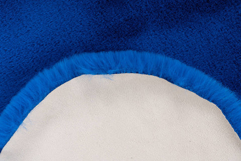 Kinder-Motivteppich Dune Kids 1337-Turtle Blau 68cm x 90cm Makro