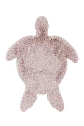 Kinder-Motivteppich Dune Kids 1337-Turtle Rosa 68cm x 90cm Draufsicht