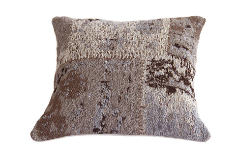 Kissen im Patchwork-Design Blaire Pillow 137 Beige / Braun Draufsicht