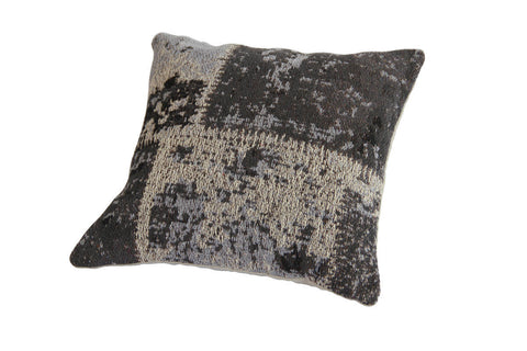 Kissen im Patchwork-Design Blaire Pillow 137 Schwarz / Grau Draufsicht