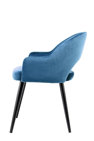 Komfort-Stühle, 2er-Set Stuhl Joona 137 2er-Set Blau Draufsicht