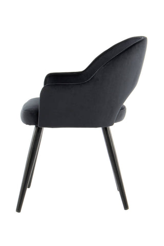 Komfort-Stühle, 2er-Set Stuhl Joona 137 2er-Set Schwarz Draufsicht