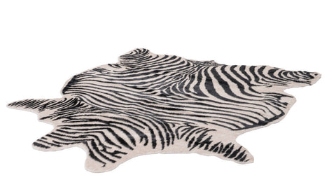Kunstfell-Teppich Lasso 237 Zebra Freigestellt