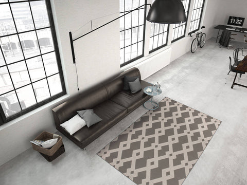 Kurzflorteppich Ginga 137 Taupe Ambiente