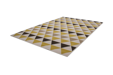 Kurzflorteppich Ginga 837 Multi / Gold Freigestellt