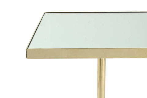 Luxus-Tisch Beistelltisch Levalo 137 Gold Makro