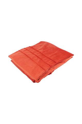 Set aus Kissen und Decke Dekokissen & Decke Tahira 137 2er-Set Orange Draufsicht