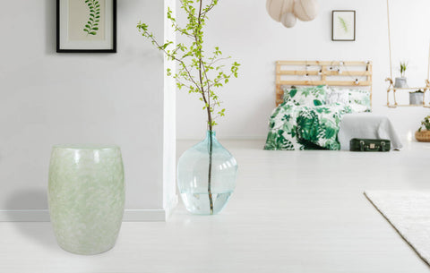 Sitzhocker Metallhocker Timpani 1047 Mintgrün Ambiente