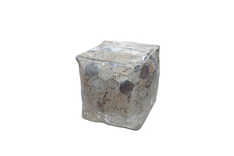 Roulette Pouf 237 Grau / Silber