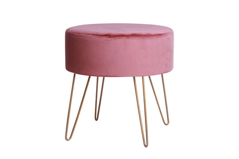 Hocker Rabea 237 Altrosa