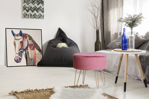 Sitzmöbel Hocker Rabea 237 Altrosa Ambiente