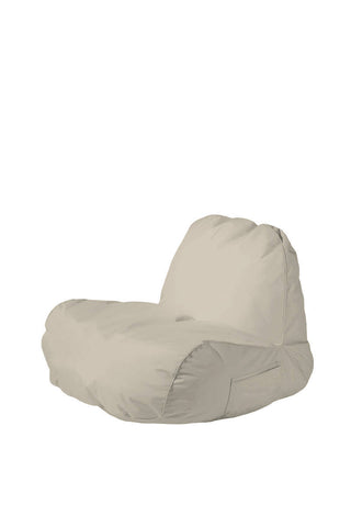Sitzsack mit Sonnenschirm und Seitentasche Sitzsack Sunny Boy 137 Beige Draufsicht